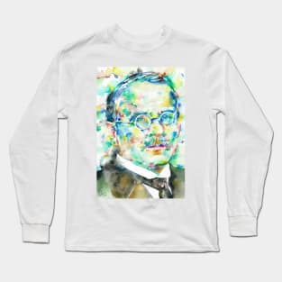 CARL JUNG - watercolor portrait .4 Long Sleeve T-Shirt